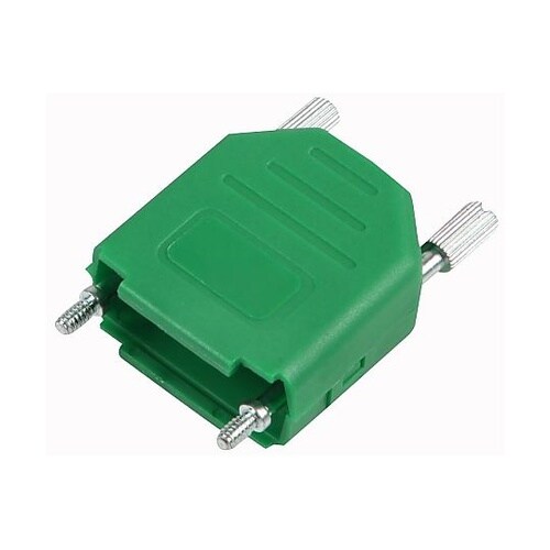 BACKSHELL D GREEN 9W