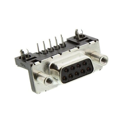 D−SUB CONN RCPT 9POS