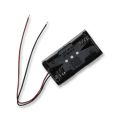 BATT HOLDER 2AA W/6I