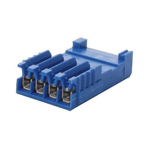CONN RCPT 4POS 2.54M
