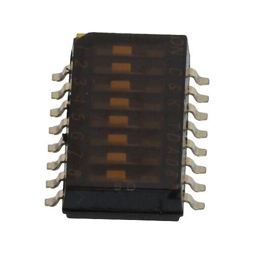 DIP SW SPST 8POS 0.0