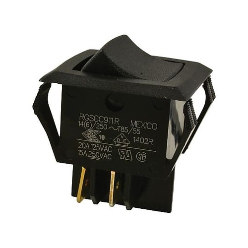 SWITCH ROCKER DPST 2