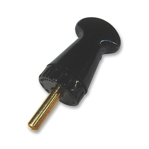 PLUG PIN 250A BLACK