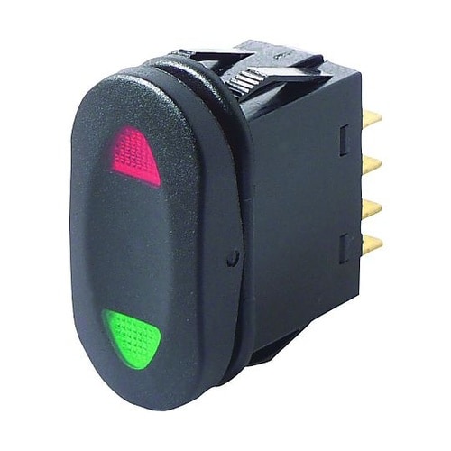 SWITCH ROCKER DPDT 2