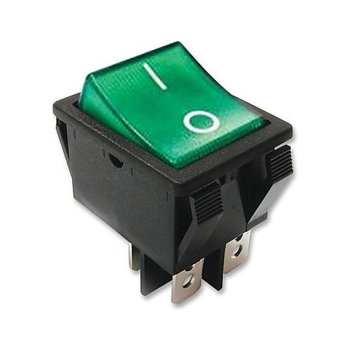 SWITCH ROCKER DPST 2
