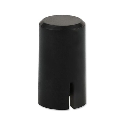 CAP ROUND BLACK PUSH