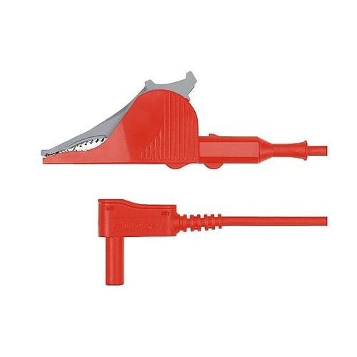 TEST LEAD PLUG−CROCO