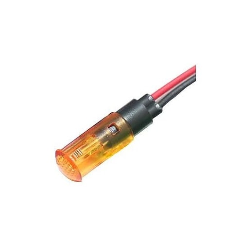 LED YEL 8MM SNAP 2VA