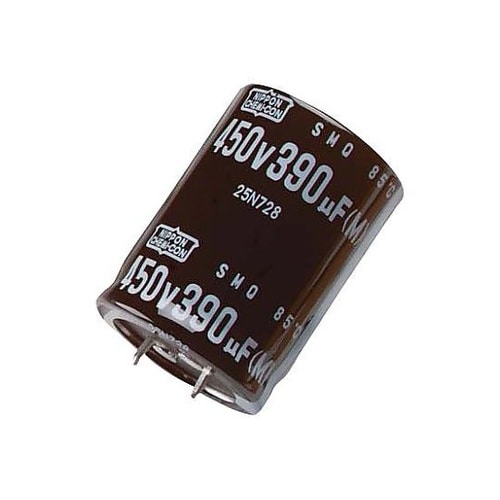 CAP 390μF 450V ALU E