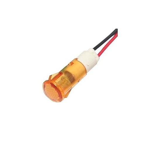 LED YEL 10MM SNAP 2V