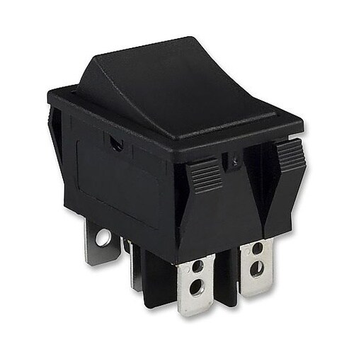 SWITCH ROCKER DPDT 2