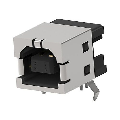 USB B R/A RECP CONNE