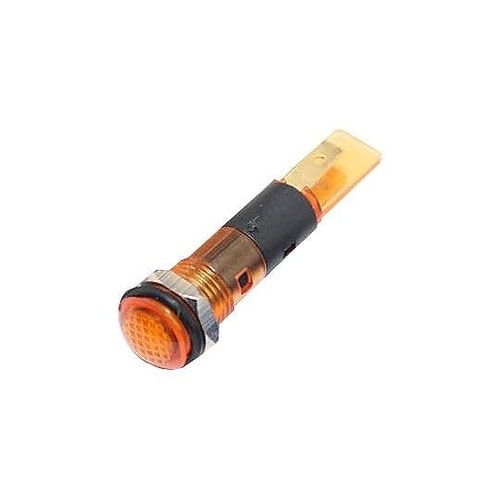 LED YEL 8MM NUT 110V