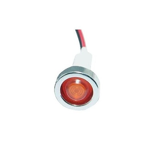 LED YEL 10MM NUT 2VA