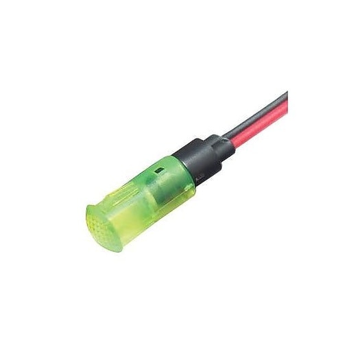 LED GRN 8MM SNAP 110