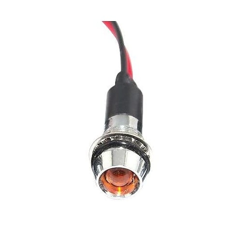 LED YEL 12MM NUT 2VA