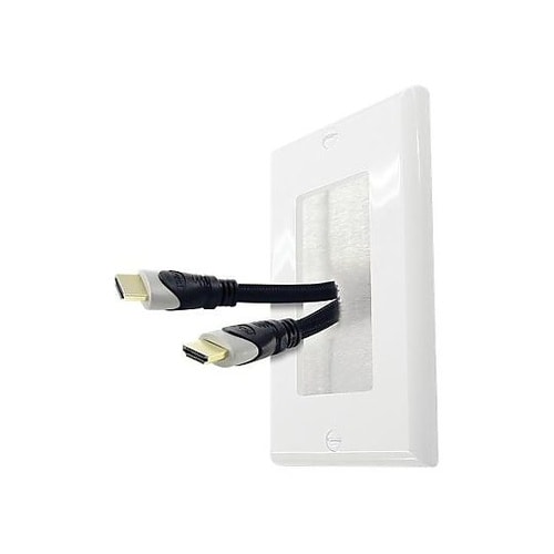 DECOR BRUSH PLATE WH