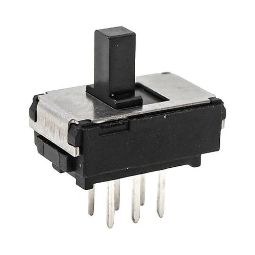 SLIDE SWITCH DPDT TH