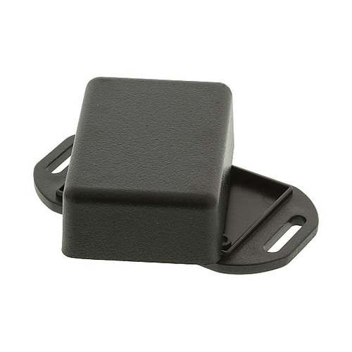 Box ABS Flanged Blac