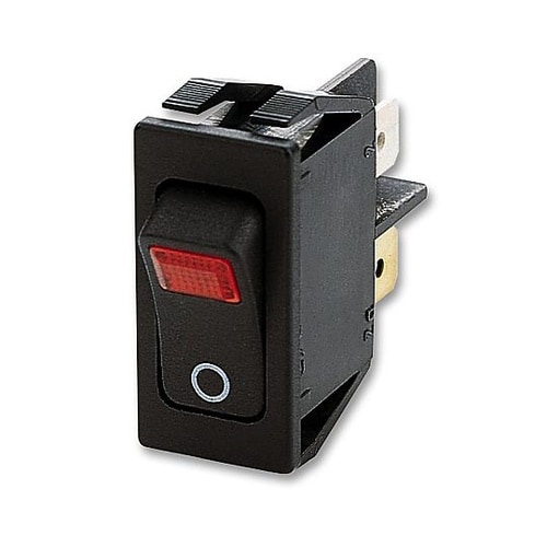 ROCKER SWITCH RED DP