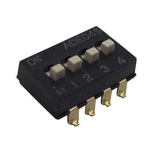 DIP SWITCH 4POS SPST