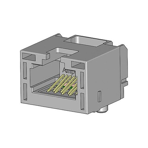 RJ45 CONN R/A JACK 8
