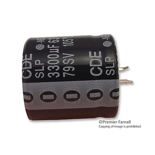 CAP 3300μF 63V ALU E