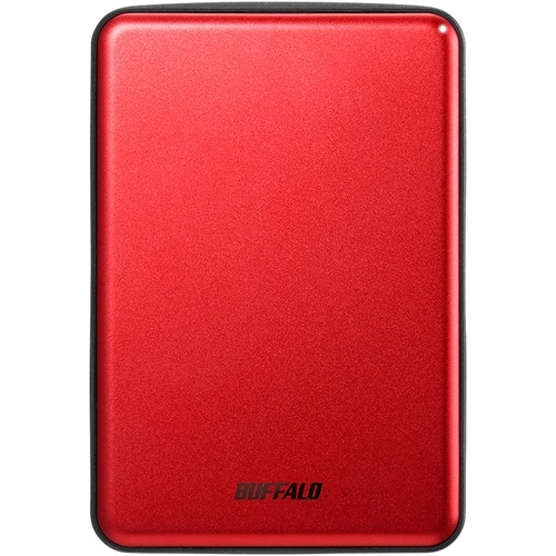 USB3.1 アルミ素材薄型HDD 2TB レッド