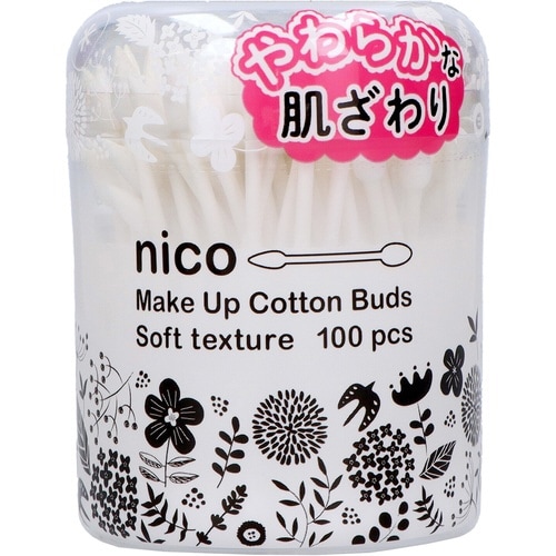 NICOSOFTメイク綿棒100本×30