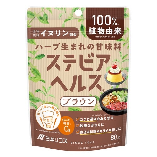 ステビアヘルス ブラウンミニ80g×36