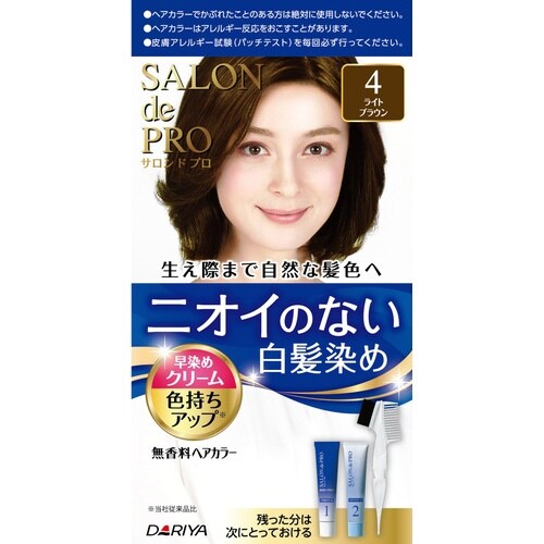 Sプロ無香料ヘアカラー早染めC(白髪用)4×3