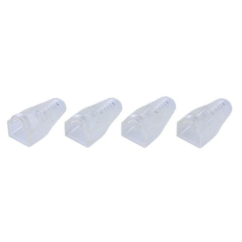 EA764BK−4 RJ45プラグ保護カバー(クリ