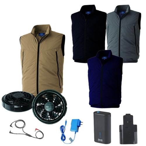 空調服Rベスト+ 空調服R スターターキット