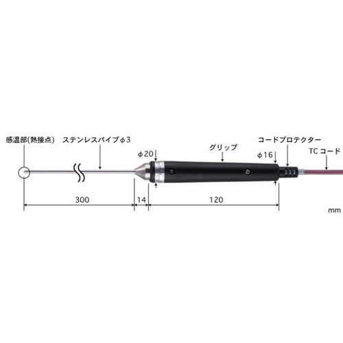 半固形物・液体一般用温度センサ