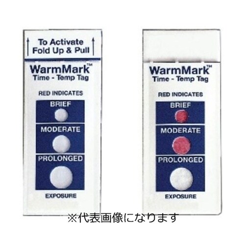 ウォームマーク温度時間積算表示ラベル(1