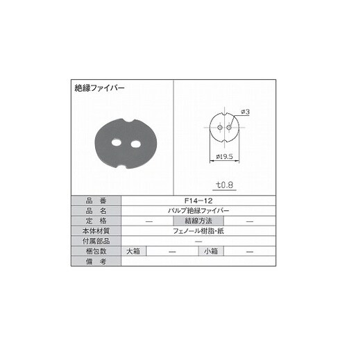 E12ソケット絶縁ファイバー 1箱(10