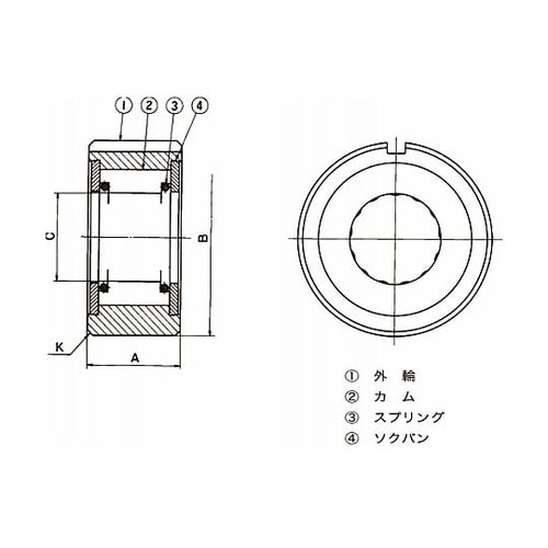 カムクラッチ 200シリーズ B209