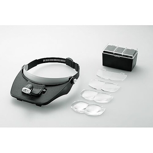 LEDライト付ヘッドルーペバイザー 1ケ