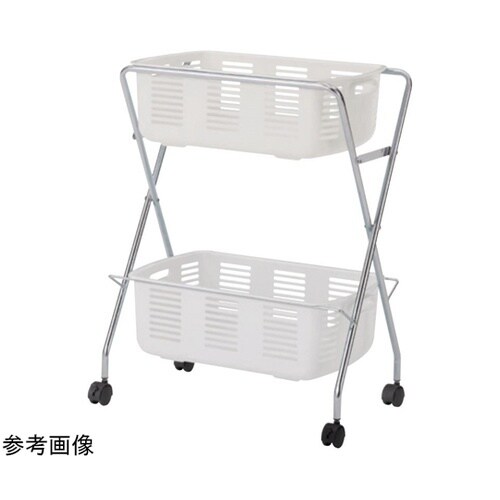 脱衣カゴ 1段タイプ ホワイト L871