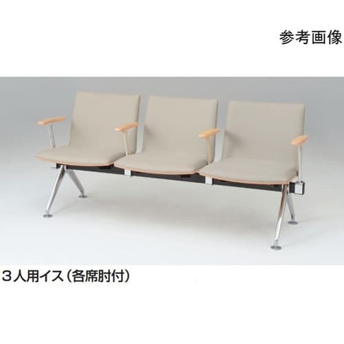 LB38フルパッド 4人用イス各席肘付
