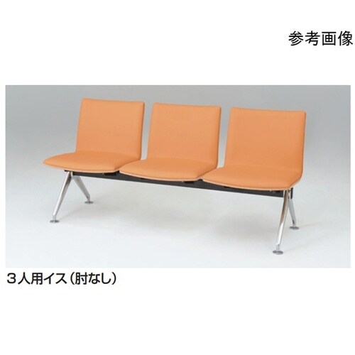LB38 フルパッド 2人用イス グレー