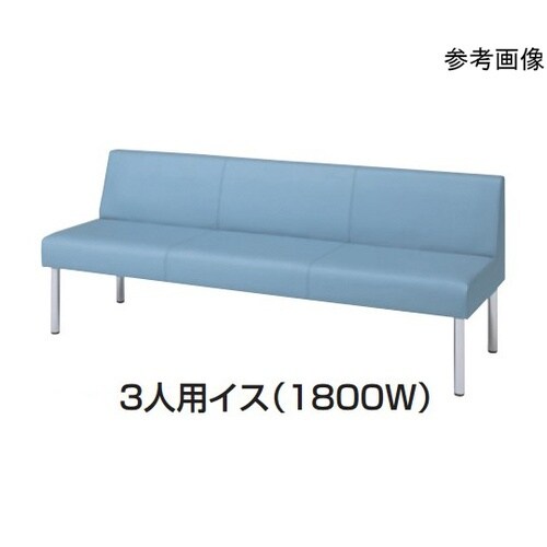 LB55 背無ベンチ1200W イエロー