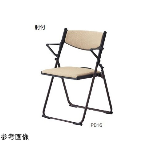 折りたたみイス ダークブラウンフレーム