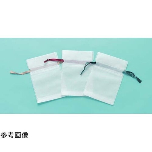 不織布サテンリボンポーチ ゴールド 1箱