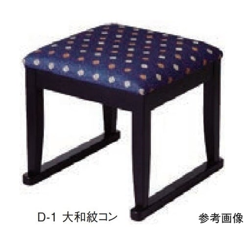 宴楽スツール 黒 SH370 加茂川レッ
