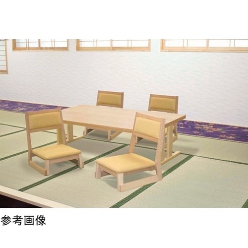 平安座卓 白木 900×900×450m