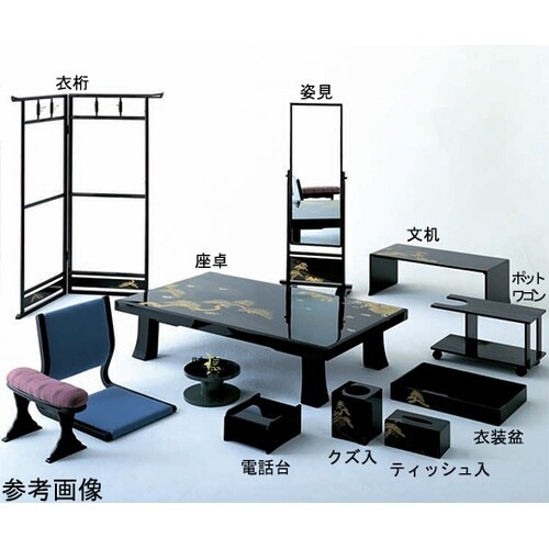 海景沈金シリーズ ティッシュ入 11−9