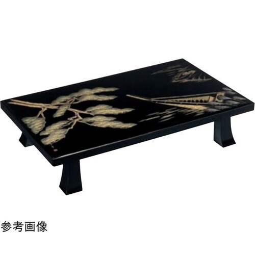 座卓 入舟 うるし沈金(末広京脚型)18
