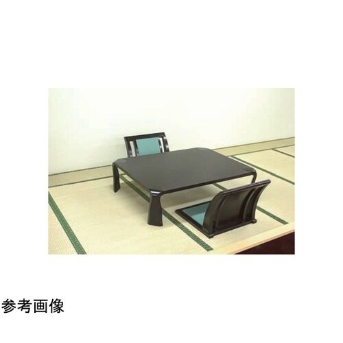 軽量座卓 天竜 メラミン黒本乾漆 120