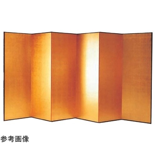 金屏風 金峰 8尺6曲 11−149−3